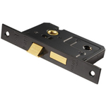 From The Anvil 91089 - Black Bathroom Mortice Lock 2.5 inch