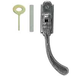 From The Anvil 33683 - Pewter Patina Pear Drop Locking Espag Fastener - Right Hand