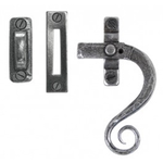 From The Anvil 33726 - Pewter Patina Monkeytail Locking Casement Fastener - Right Hand