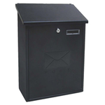 Sterling Locks MB04BK - Black Grand Post Box