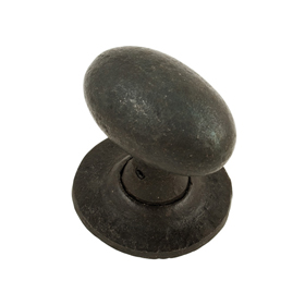 From The Anvil 33229 - Beeswax Oval Mortice Rim Knob Set