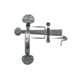 From The Anvil 33762 - Pewter Patina Medium Bean Thumblatch XL