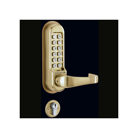 Codelocks CL525 - Heavy Duty Mortice Lock with Couble Cylinder, 3 Keys and Anti-Panic Safety Feature. Code Free Option.