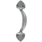 From The Anvil 33641 - Pewter Patina Gothic D Pull Handle 6 inch