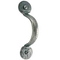 From The Anvil 33645 - Pewter Patina Bean D Pull Handle 4 inch