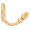 From The Anvil 83524 - Polished Brass Coat Hook